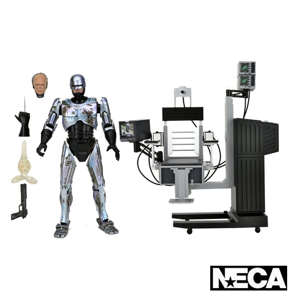 Neca RoboCop Ultimate Battle Damaged RoboCop with Chair 7 Inch Scale Action Figure